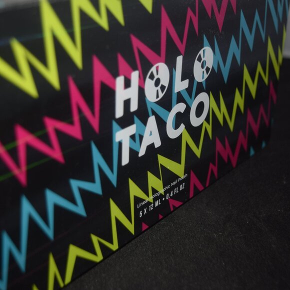 Holo Taco Collector's Box Electric Holos Collection EMPTY NO POLISH BOX ONLY - Picture 2 of 7
